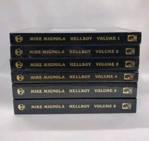 Mike Mignola Hellboy Library Ed Set Vol 1 2 3 4 5 6 New Sealed Dark Horse HC - Picture 1 of 19
