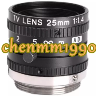 1PC used U-TRON MV2514 Industrial LENS TV LENS 25mm 1:1.4 #YY - Image 1 of 4