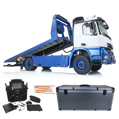 1/14 JDM 4x4 Painted Flatbed Wrecker Recovery RC Truck Tow Truck Assembled Model - Image 1 of 4