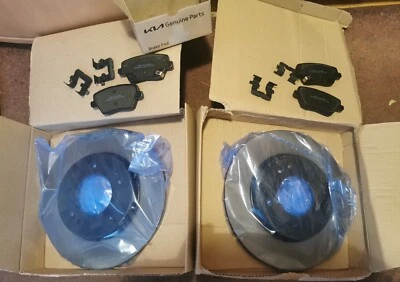 Discos y pastillas de freno trasero originales nuevos sin usar para Kia Ceed/Hyundai en cajas originales Foto 1 de 4
