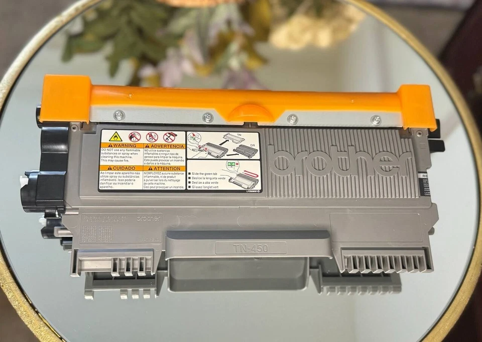 Cartuchos de toner preto genuínos para impressora a laser Brother TN-450 VAZIOS - Imagem 1 de 4