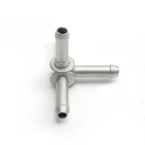 Aluminum Coolant Hose Flange T-Shape Four Way 6Q0121619 Fit For  Golf Audi A3 - Picture 1 of 10