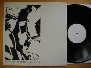 GRUNT Installation Of Blood And Steel LP 2007 Sweden insert Near Mint - Imagen 1 de 4