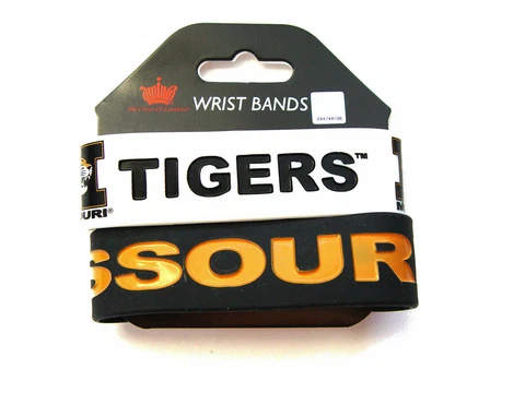 Missouri Tigers NCAA 2 Pack Bracelet Wrist Band Bracelets NEW Cover
