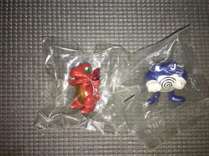 Vintage 2000 Kellogg's Pop Tarts Pokémon Charmander & Polywraith Figuren von Sasco - Bild 1 von 6