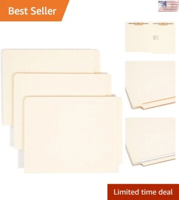 Heavy-Duty Efficient Shelf-Master End Tab Fastener File Folders - 50 Count Pack - Image 1 of 4