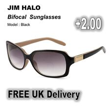 JIM HALO Women's Bifocal Reading Sunglasses +2.00     CB905