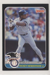 1987 Donruss All-Stars Rickey Henderson #6 HOF