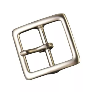 40mm Replacement Stainless Steel Square Single Prong Belt Buckle Durable Decors - Picture 1 of 9