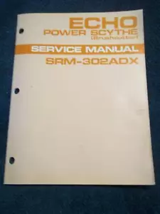 ECHO Service Manual~SRM-302ADX Power Scythe/Brushcutter - Picture 1 of 1