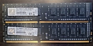 G.SKILL 4GB (2x2GB) 240-Pin DDR3 SDRAM DDR3 1333 (PC3 10600) F3-10600CL9D-4GBNS - Picture 1 of 2