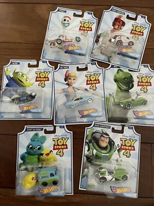 Mattel Hot Wheels Character Cars Toy Story 4 Rex 4/8 Gorky Rex Alien Of 7 - Picture 1 of 9