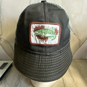 Jones Sombrero Gorra Parche Malla Cubo Sombrero Pesca M Cabincore De Colección Excelente Estado - Imagen 1 de 14