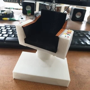 Star Trek TOS Captain's Chair for 4.5 in for action figures - Picture 1 of 3