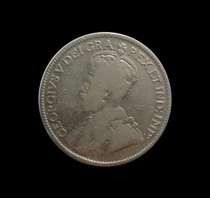 CANADA 25 CENTS 1919 GEORGE V SILVER KM 24 #5359# - Picture 1 of 2