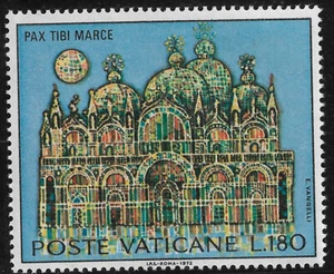 Vatican City Stamp - #520/A154 180 l Light Blue & Multi OG MNH 1972 - Picture 1 of 1