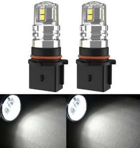 LED 20W PSX26W 4300K White Two Bulbs Fog Light Replacement Upgrade Lamp Stock EO - Picture 1 of 14