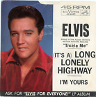 Elvis Presley, Long Lonely Highway/I'm Yours, (Demandez) manche 47-8657