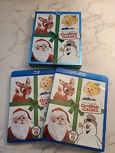 The Original Christmas Classics Bluray Set Rudolph, Santa Claus, Frosty, Drummer - Picture 1 of 5