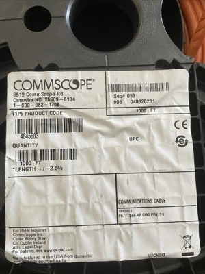 rg 6 coaxial cable 1000ft - Image 1 of 3