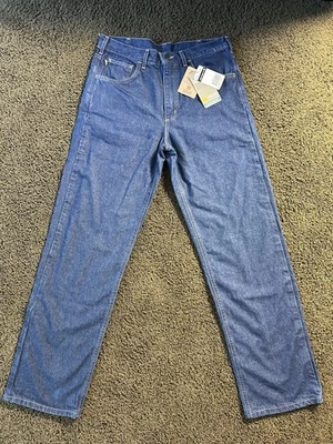 Pantalones de trabajo para hombre Carhartt Denim Jeans FR resistentes al fuego CAT 2 32x32 nuevos con etiquetas Foto 1 de 4