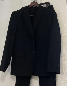 Neu Express 2btn Schwarz Slim Anzug 38 S Kurz - Bild 1 von 4