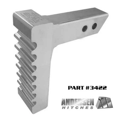 Andersen 6" Drop/Rise Aluminio Estante Ajustable para Enganche Rápido (Solo Rack) #3422 Foto 1 de 3