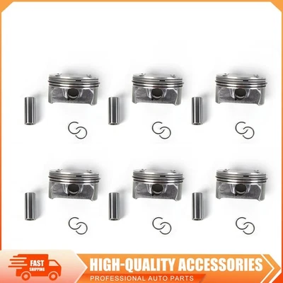 6pcs Piston&Ring Set 92.9mm For Mercedes-Benz CLK350 C350 E350 GLK350 M272 3.5L - Изображение 1 из 4