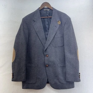 Vintage Stafford Hunting Jacket Mens 42L Traditional Tweed Lambs Wool Sport Coat - Picture 1 of 14