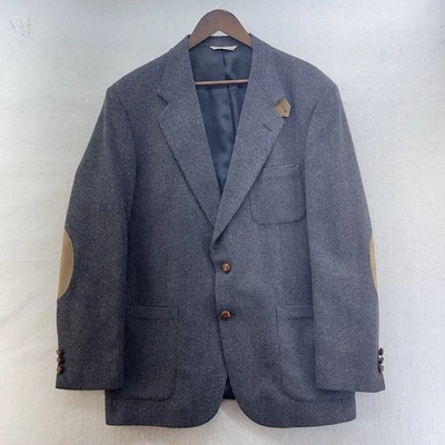 Vintage Stafford Hunting Jacket Mens 42L Traditional Tweed Lambs Wool Sport Coat - Image 1 of 4