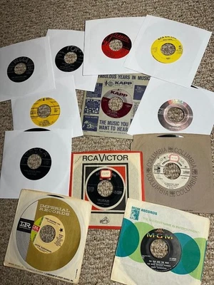 4 RARE OBSCURE DJ PROMOS + MORE vinyl 50's 60's rock soul pop doo wop 45's EP's Foto 1 de 4