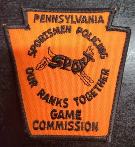 Pennsylvania Game Commision Sportsmen Policing Patch - Picture 1 of 3