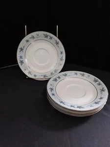 Vintage Noritake Bluecourt 6 Zoll Untertasse Teller nur 6844 Hergestellt in Japan 4er Set - Bild 1 von 4