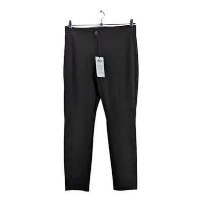 gerry weber womens trouser black straight leg flat front button closure size 14R - Image 1 of 4