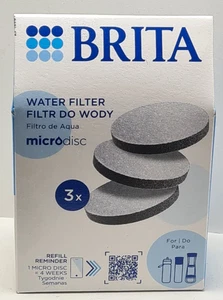 MicroDisc Water Filter Refill Replacement Bottle Filter 3 Pack Made In Germany - Picture 1 of 5