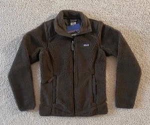 Patagonia $229 Giacca Pile Donna Retro-X Poliestere Riciclato Antivento-Marrone-XS - Foto 1 di 14