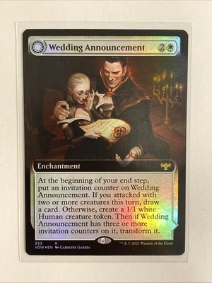 Wedding Announcement (Extended Art) Innistrad: Crimson Vow Foil - Image 1 of 3