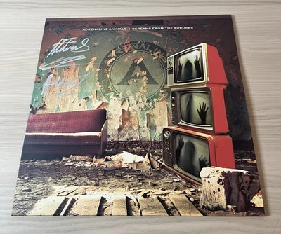 Adrenaline Animals 'Screams from the Suburbs EP' 10" Signed Used WARPED VINYL Foto 1 de 4