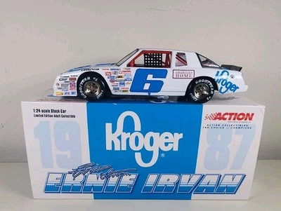Autografiado Ernie Irvan #6 Kroger 1987 Monte Carlo 1/24 Diecast 1 de 3.504 Foto 1 de 4