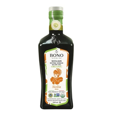 Aceite de Oliva Virgen Extra Bono Siciliano | Orgánico | IGP Sicilia | 100% Italiano Foto 1 de 4