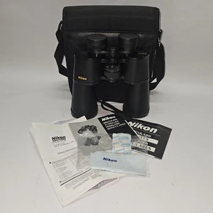 Nikon Binoculars 10x50 6.0 Stay Focus Plus Birdwatching Great Condition W/ Case - Picture 1 of 4