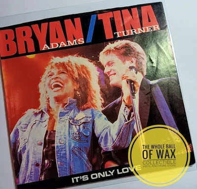 Bryan Adams And Tina Turner - It's Only Love / The Only One 45 EXCELLENT - Image 1 of 4