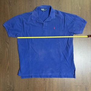 Polo By Ralph Lauren Blau Polo Red Horse Herren Gr. XL Vintage »  - Bild 1 von 5