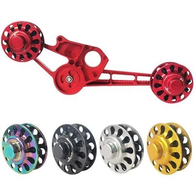 Tensor de cadena suave y estable rueda de polea trasera para bicicletas plegables Brompton Foto 1 de 4