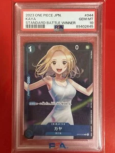 PSA 10 Kaya OP03-044 One Piece Card Standard Battle Winner Promo Japanese Japan - Picture 1 of 11