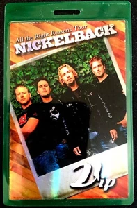 Nickelback Backstage Pass. LAMINAT " VIP " - Bild 1 von 2
