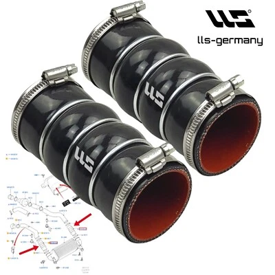 2x Turboschlauch Ladeluftschlauch für FORD TRANSIT CONNECT 1.8Di 1.8TDCi 5050745 - Bild 1 von 3