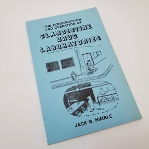 The Construction and Operation of Clandestine Drug Laboratories 1986 1st Rare VG - Picture 1 of 15