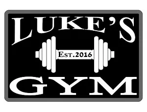 PERSONALIZED GYM SIGN YOUR NAME EST DATE Quality Aluminum Hi GLOSS COLOR BK D422 - Picture 1 of 2