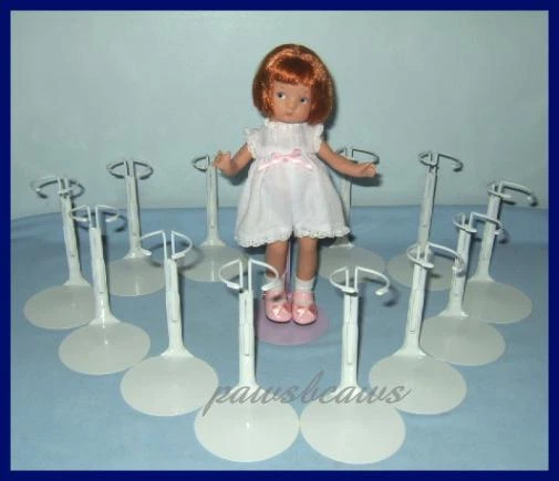 6 Kaiser 2001 Doll Stands for Effanbee 9" Patsyette 8" Shirley Temple